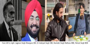 Sikhs recognised in the Birthday Honours List 2026